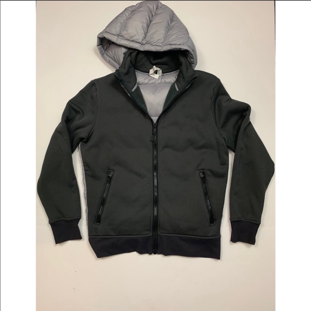 LULULEMON Men’s Fluff Hoodie Jacket Sz L Gay Zip